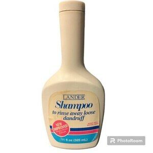 2 x Vintage Lander Shampoo To Rinse Away Loose Dandruff 11 fl oz